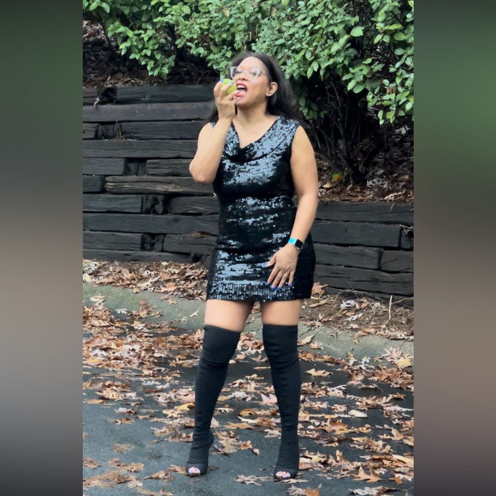Gianvito Rossi Gotham Cuissard Peep Toe Thigh High Boots 🖤Black on black🖤 - Picture 11 of 15